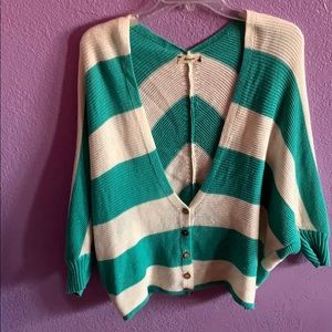 Striped cardigan